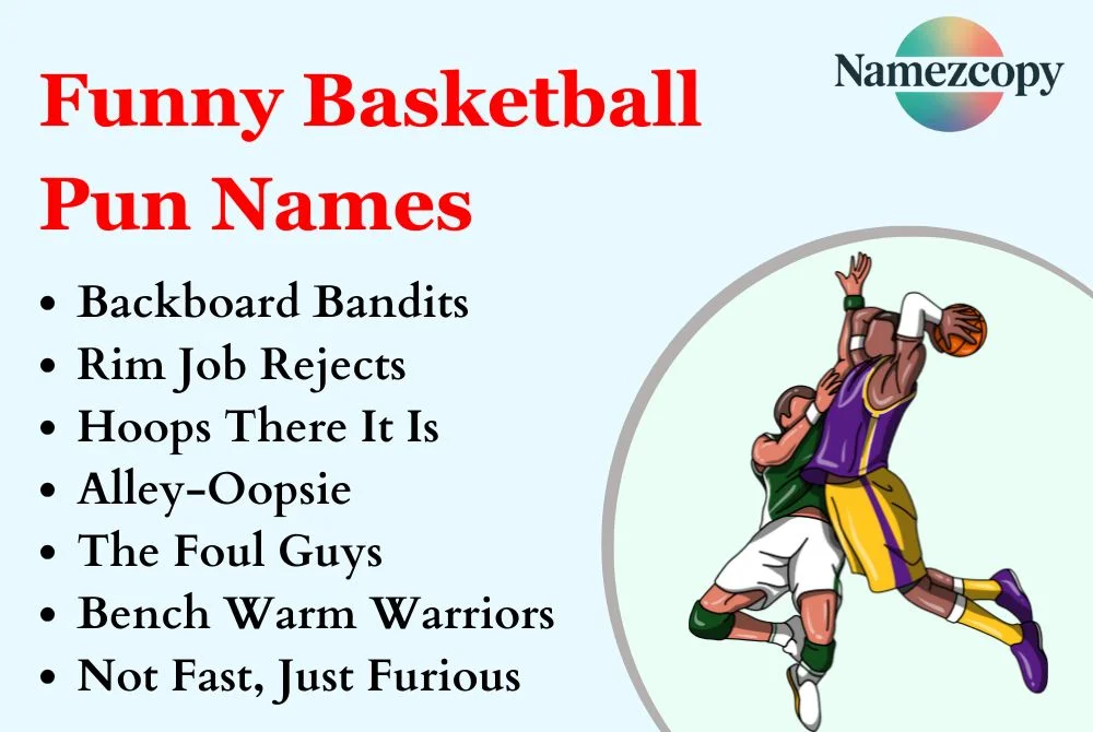 Funny Basketball Pun Names