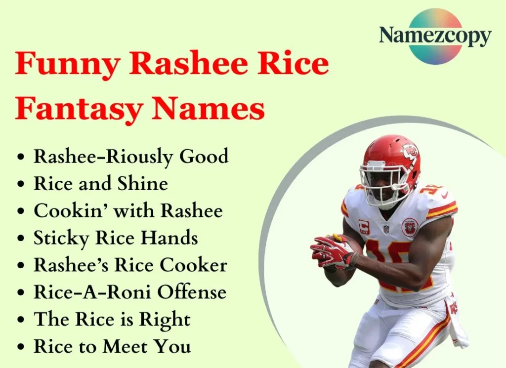 Funny Rashee Rice Fantasy Names