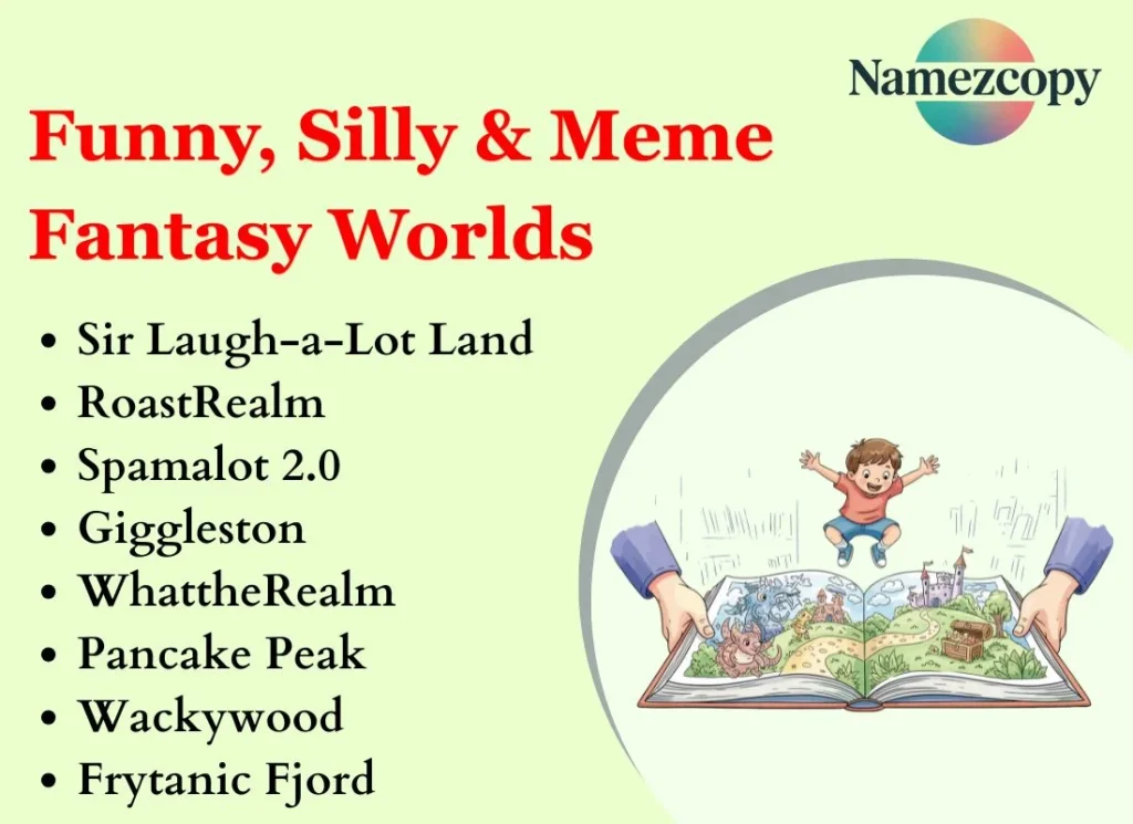 Funny, Silly & Meme Fantasy Worlds