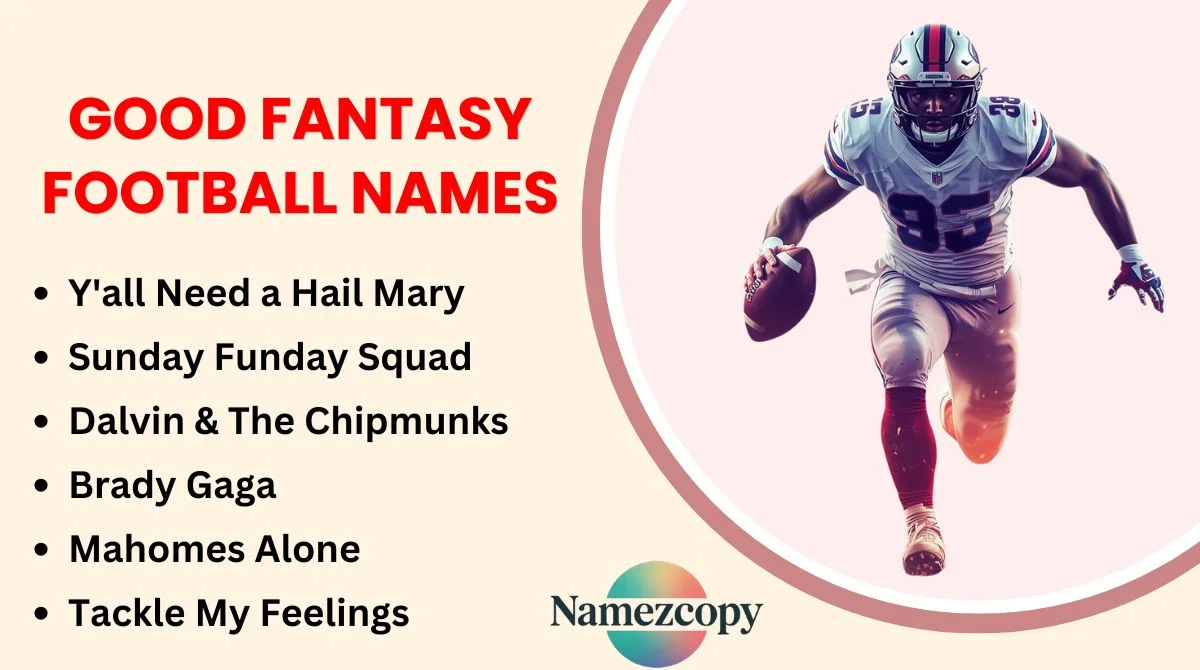 Good Fantasy Football Names