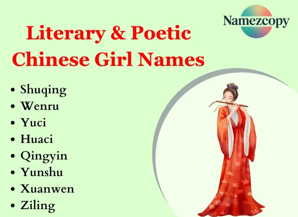 Literary & Poetic Chinese Girl Names