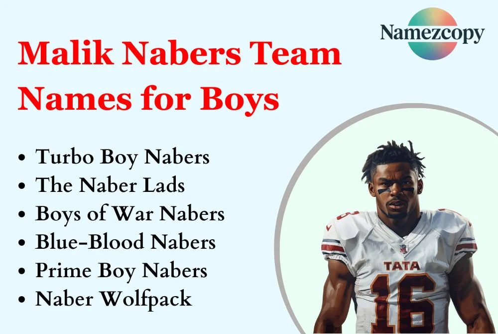 Malik Nabers Team Names for Boys