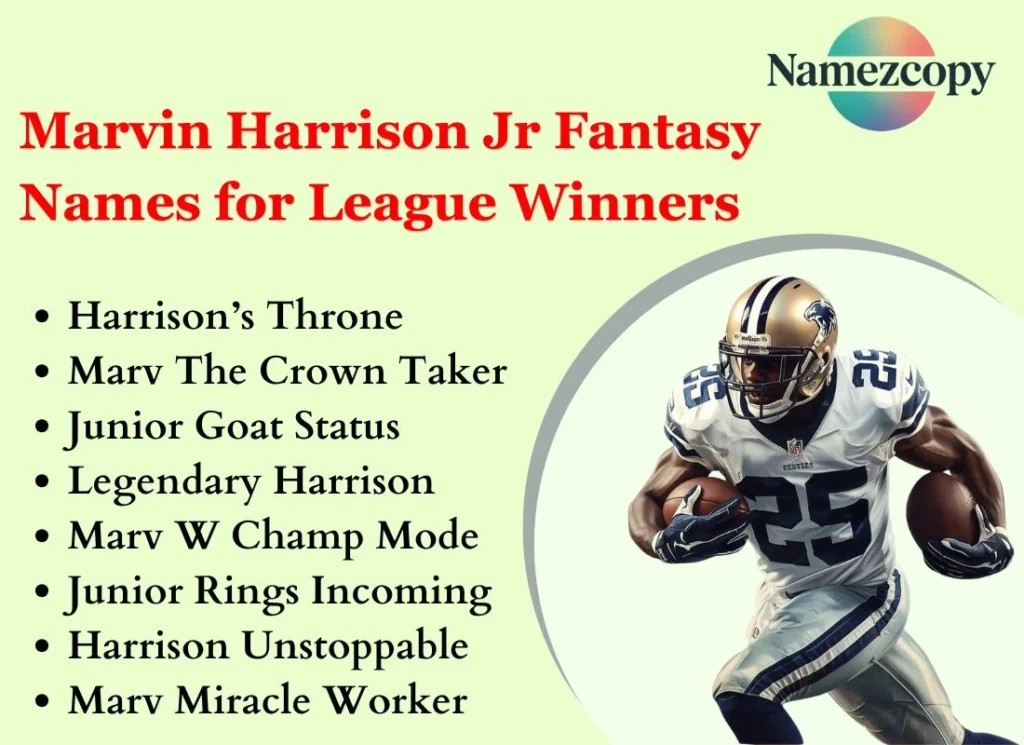 Marvin Harrison Jr Fantasy Names for League Winners