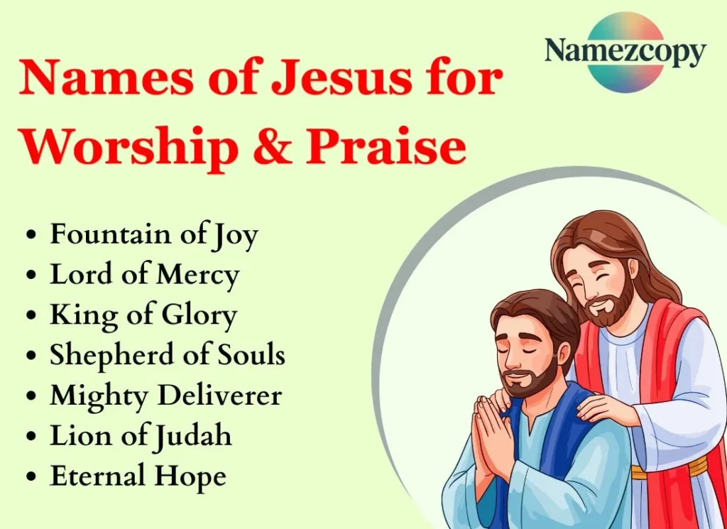Names of Jesus for Worship & Praise