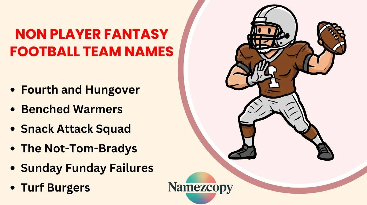 Non Player Fantasy Football Team Names
