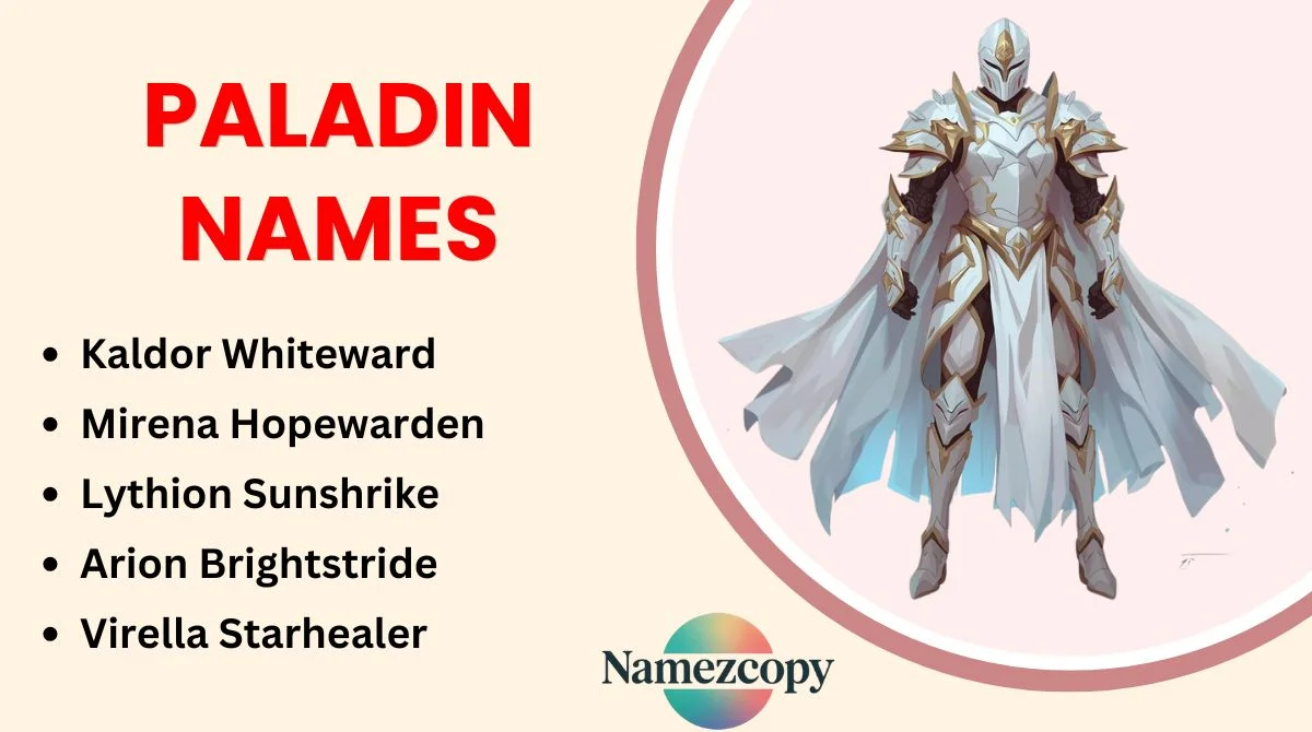 Paladin Names