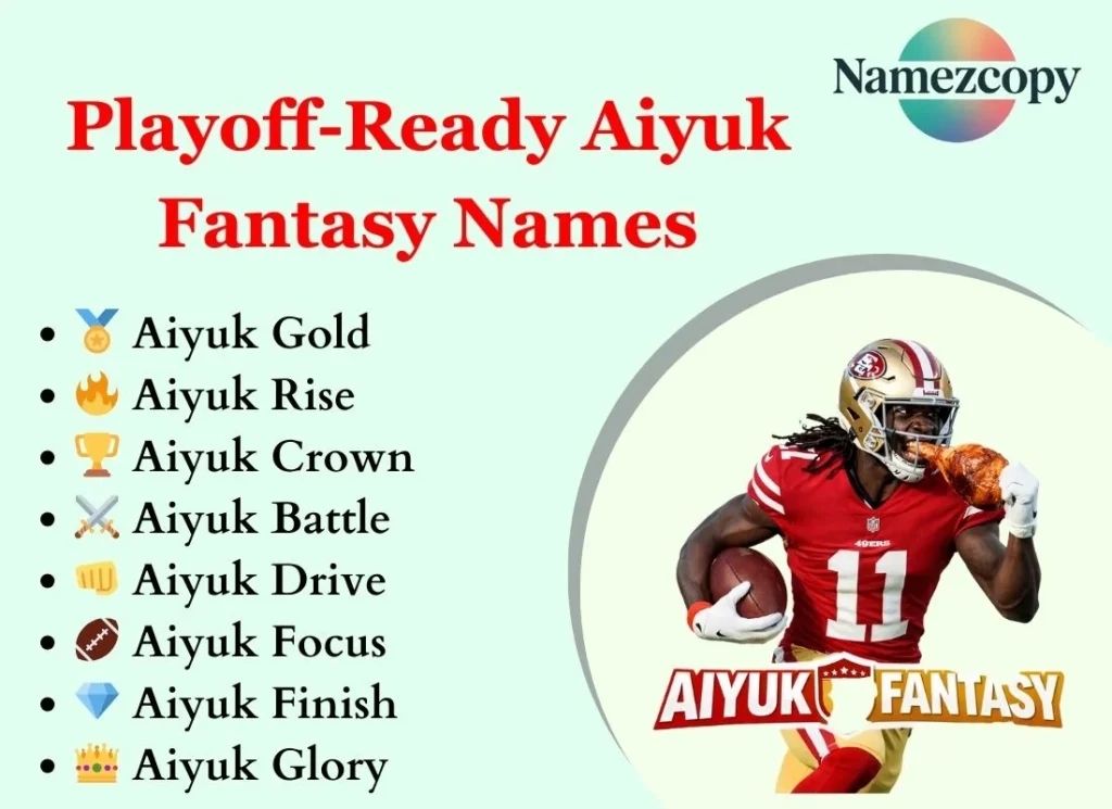 Playoff-Ready Aiyuk Fantasy Names