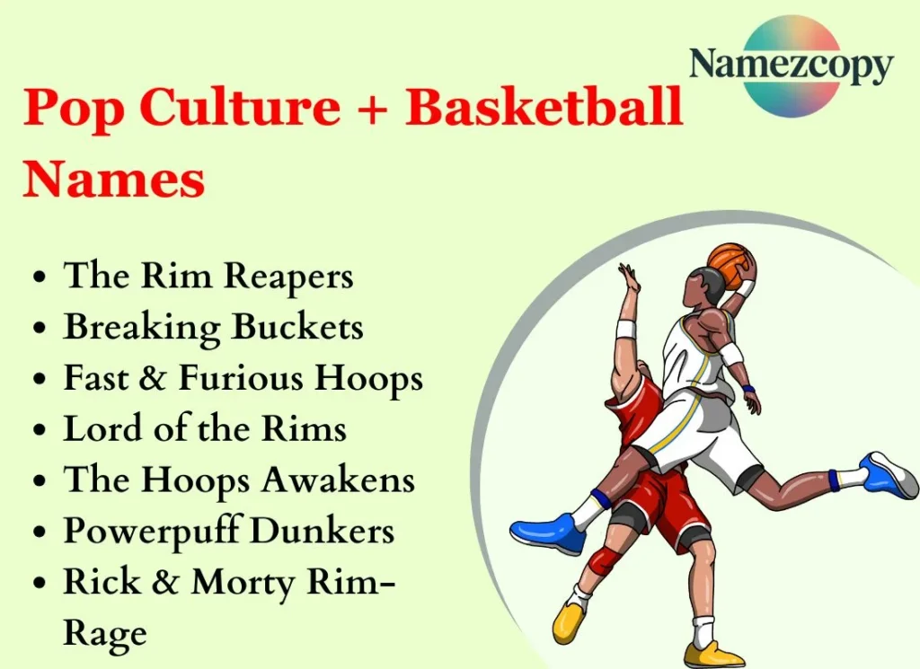 Pop Culture + Basketball Names