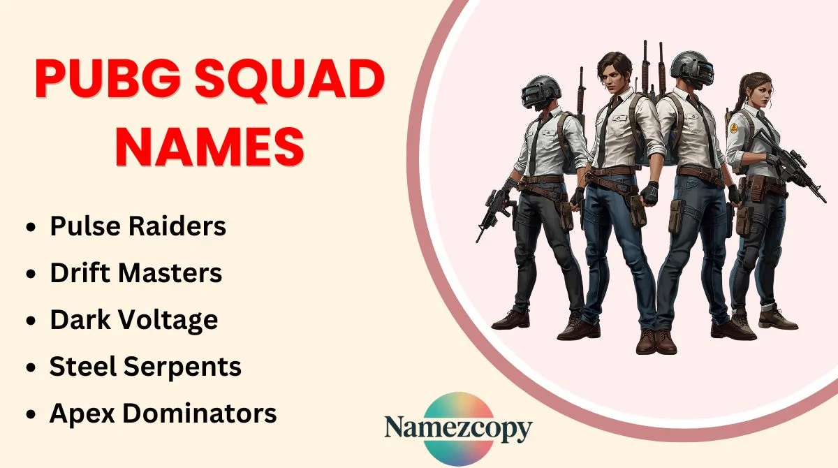 PUBG Squad Names