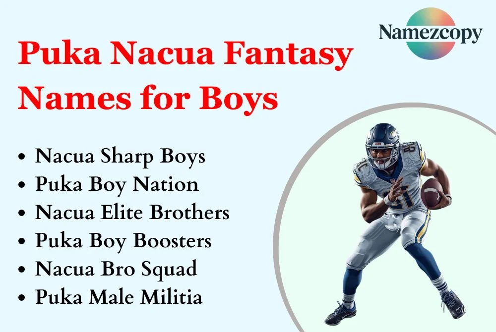 Puka Nacua Fantasy Names for Boys