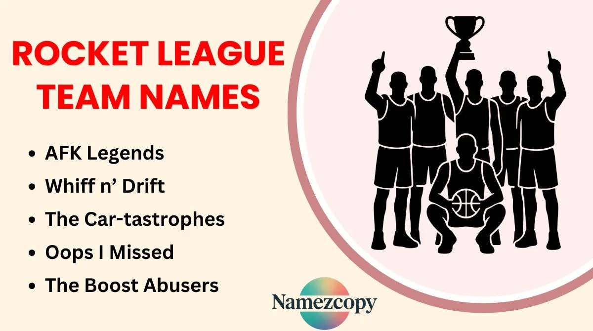 Rocket League Team Names