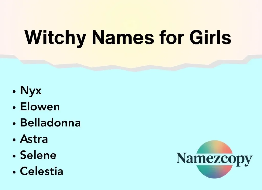 Witchy Names for Girls