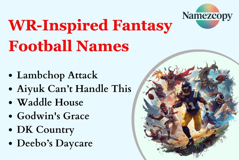 WR-Inspired Fantasy Football Names