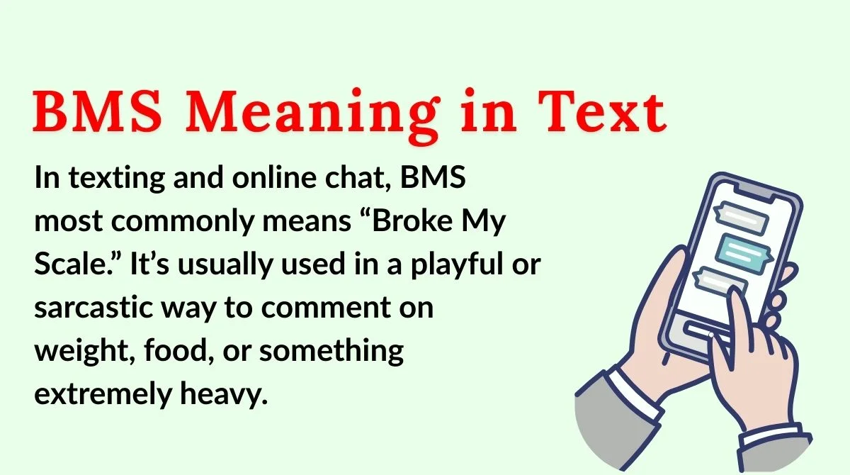 BMS Meaning in Text