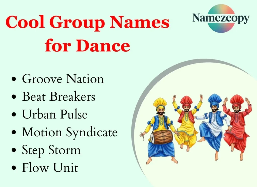 Cool Group Names for Dance