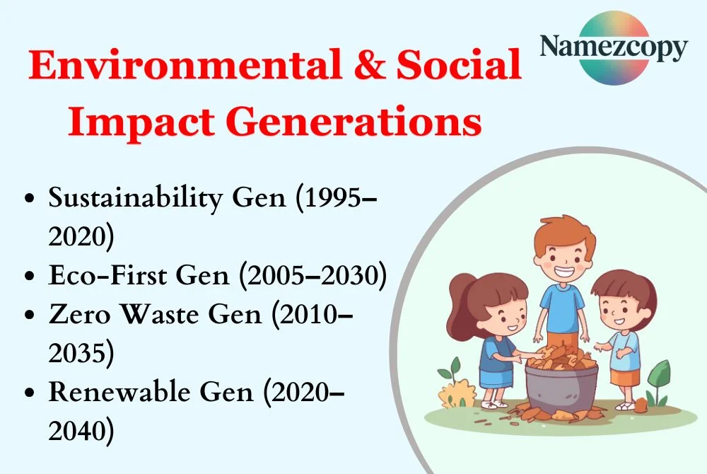 Environmental & Social Impact Generations