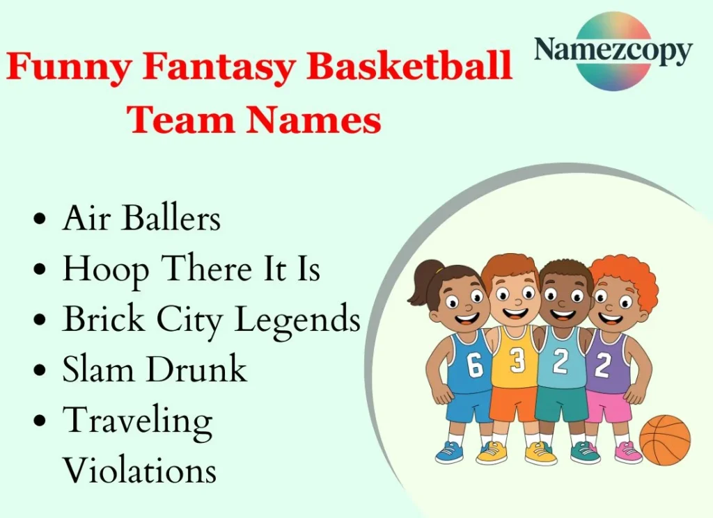 Funny Fantasy Basketball Team Names