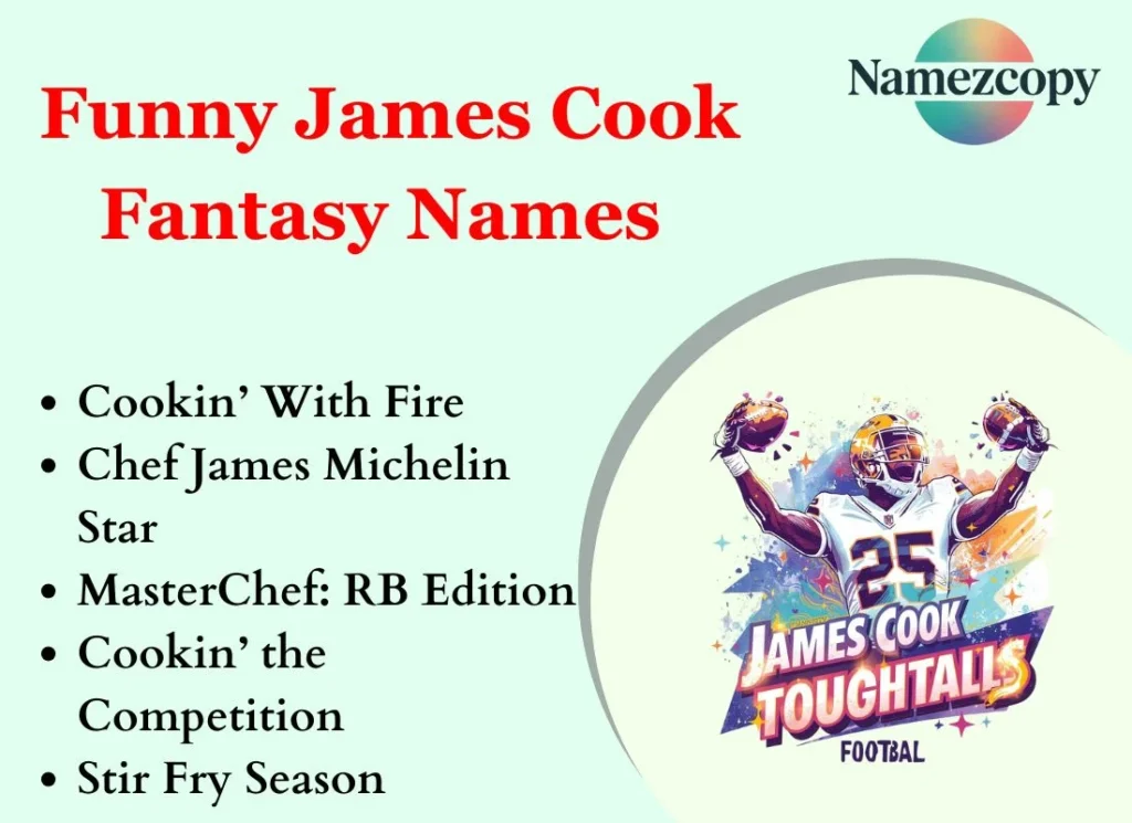 Funny James Cook Fantasy Names