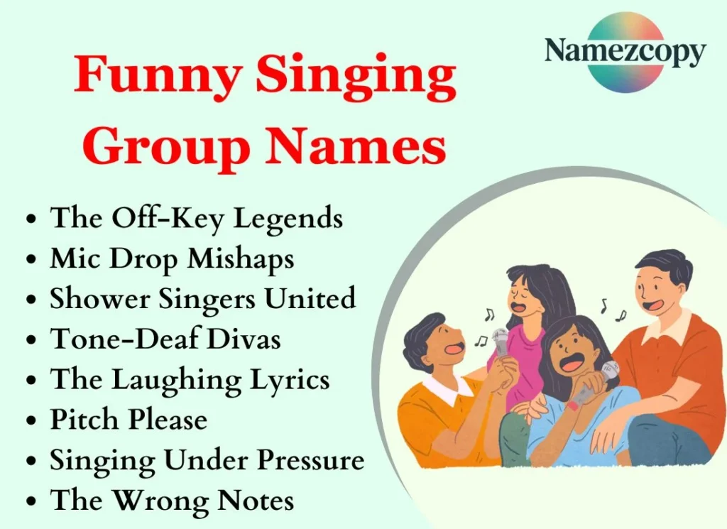 Funny Singing Group Names
