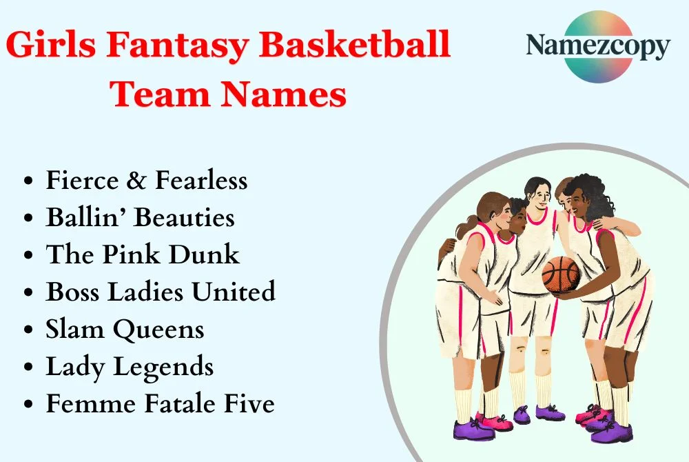 Girls Fantasy Basketball Team Names