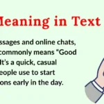 GM Meaning in Text