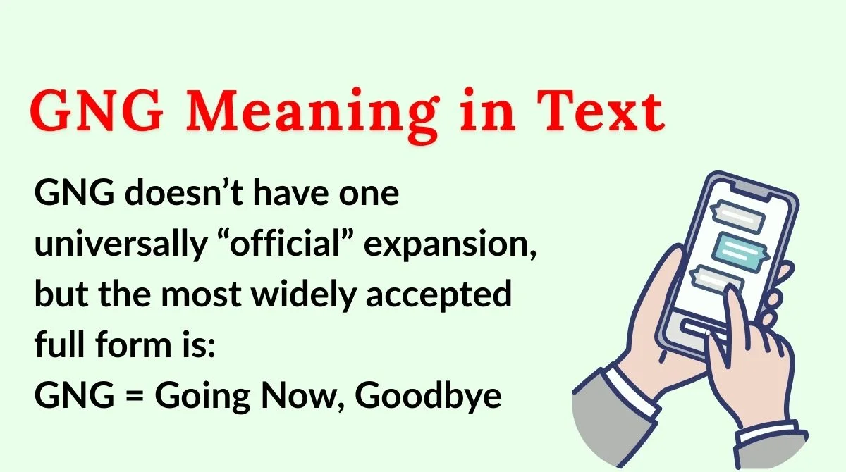 GNG Meaning in Text