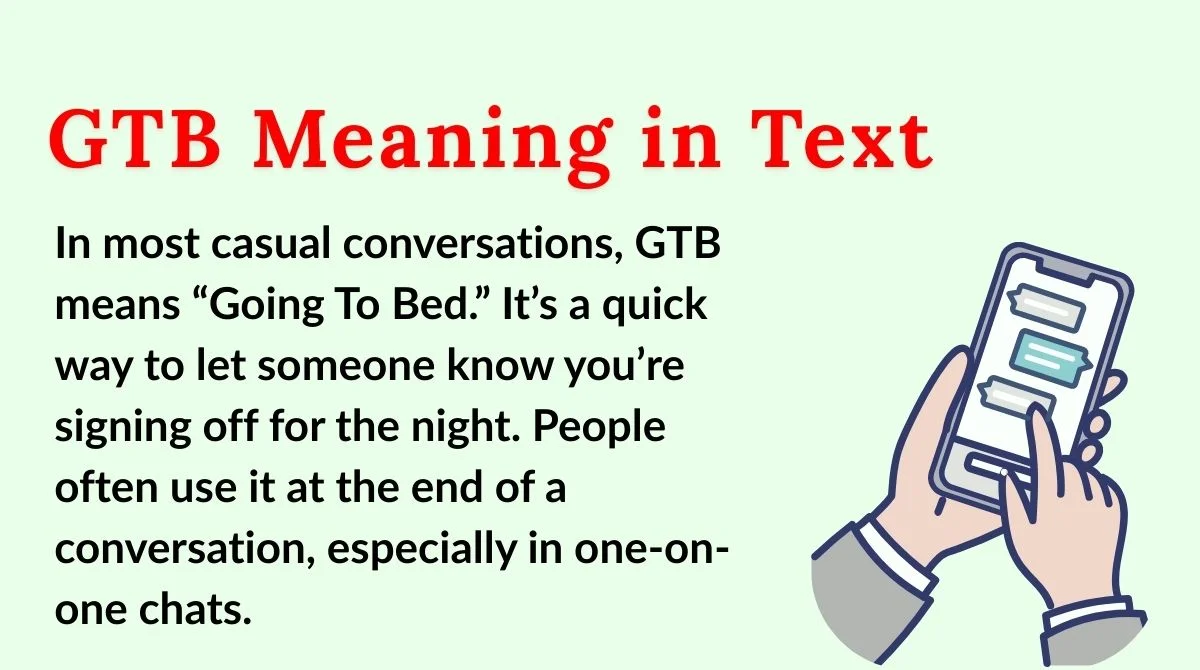 GTB Meaning in Text