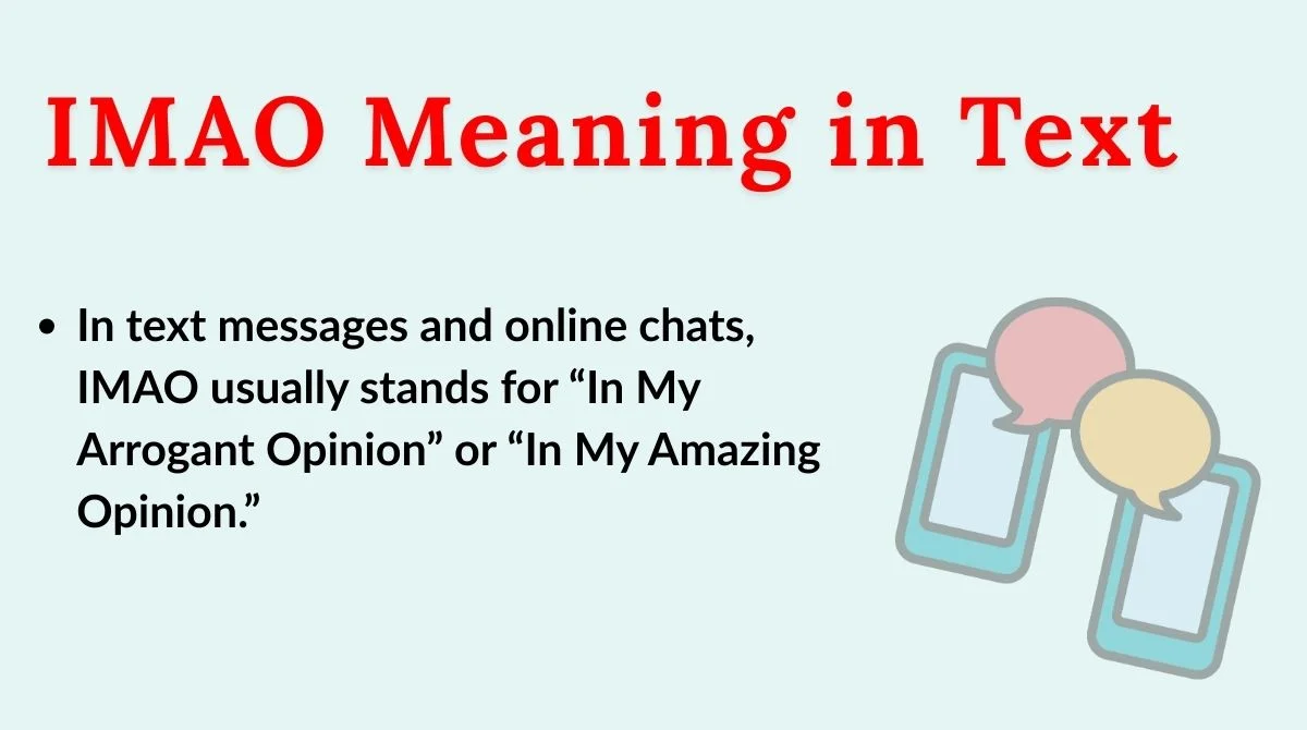 IMAO Meaning in Text