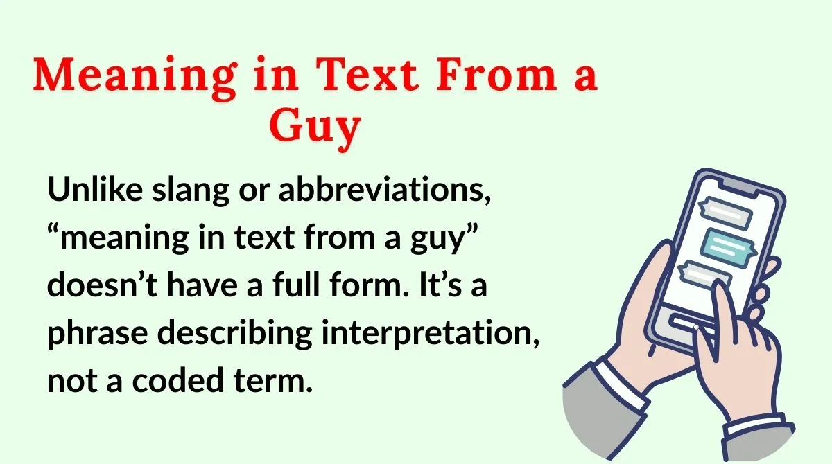 Meaning in Text From a Guy