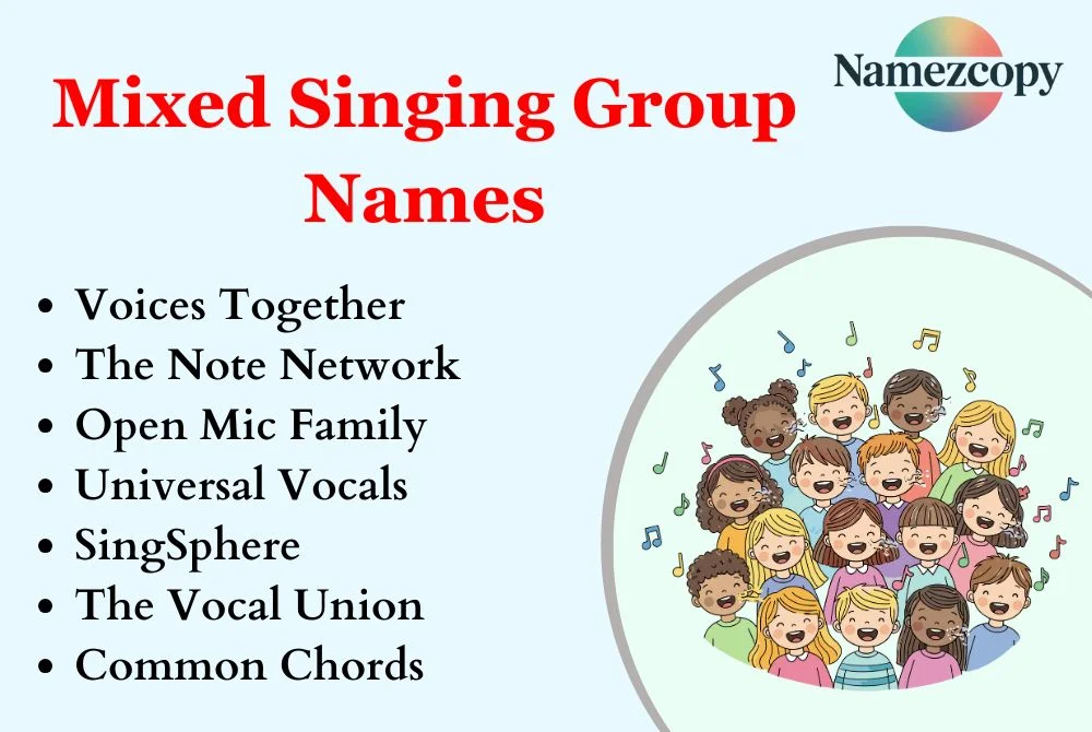 Mixed Singing Group Names
