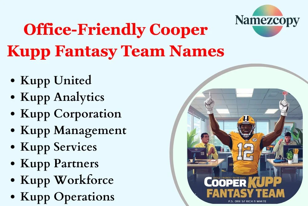 Office-Friendly Cooper Kupp Fantasy Team Names