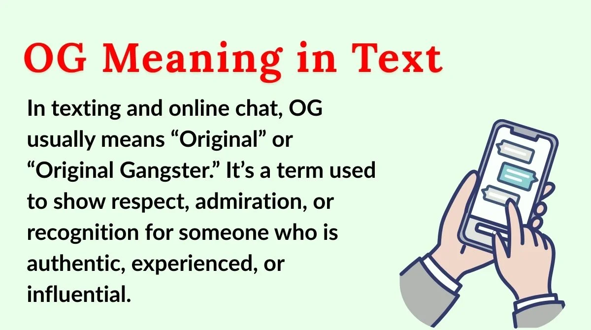 OG Meaning in Text