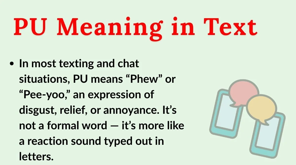 PU Meaning in Text