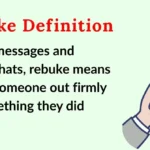 Rebuke Definition