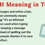 SMTH Meaning in Text