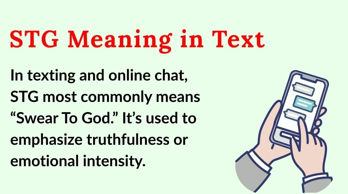 STG Meaning in Text