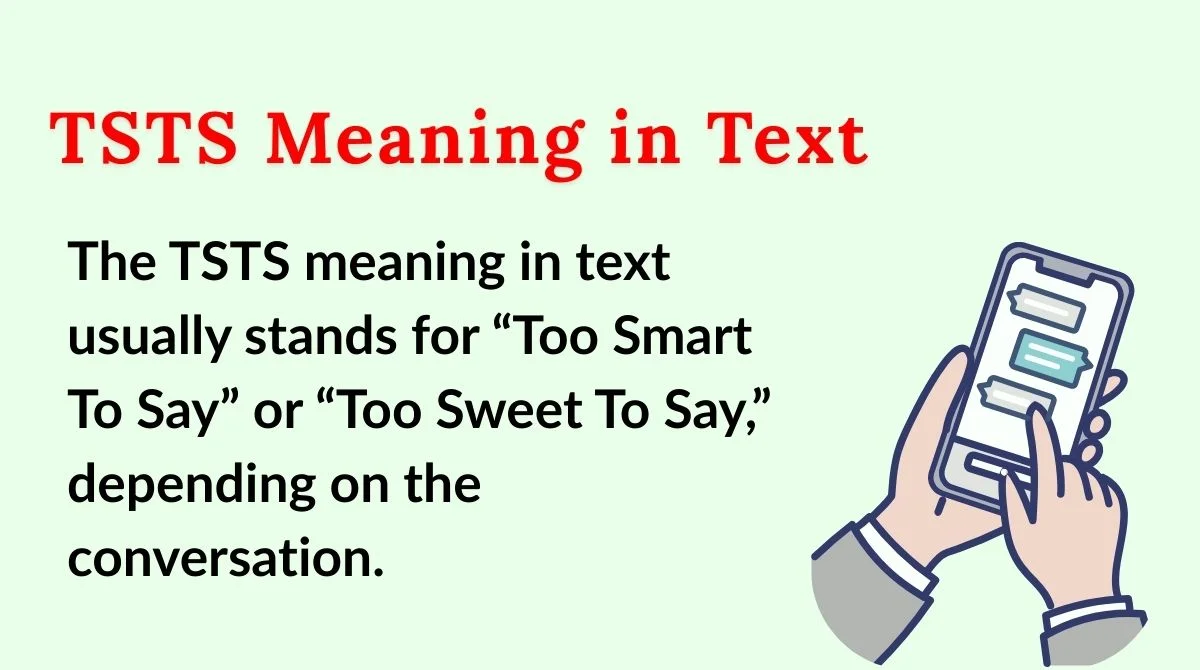 TSTS Meaning in Text