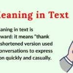 TY Meaning in Text