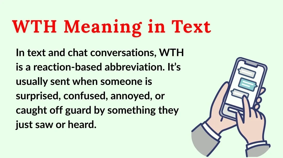 WTH Meaning in Text