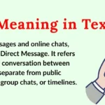 DM Meaning in Text