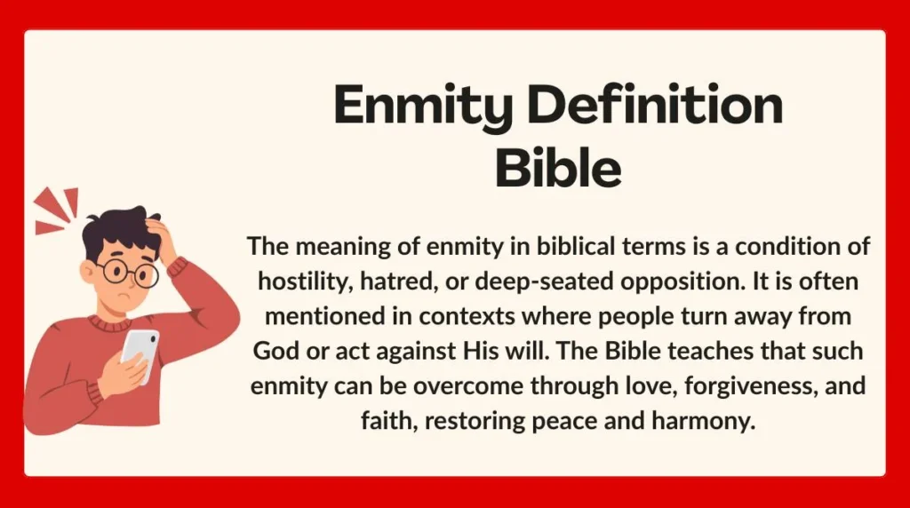 Enmity Definition Bible