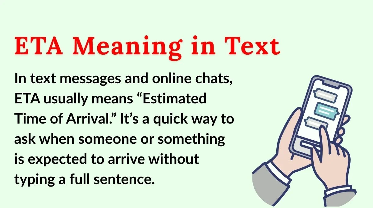 ETA Meaning in Text
