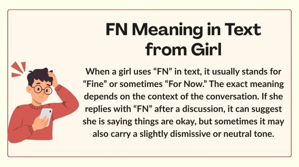 FN Meaning in Text from Girl