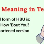 HBU Meaning in Text