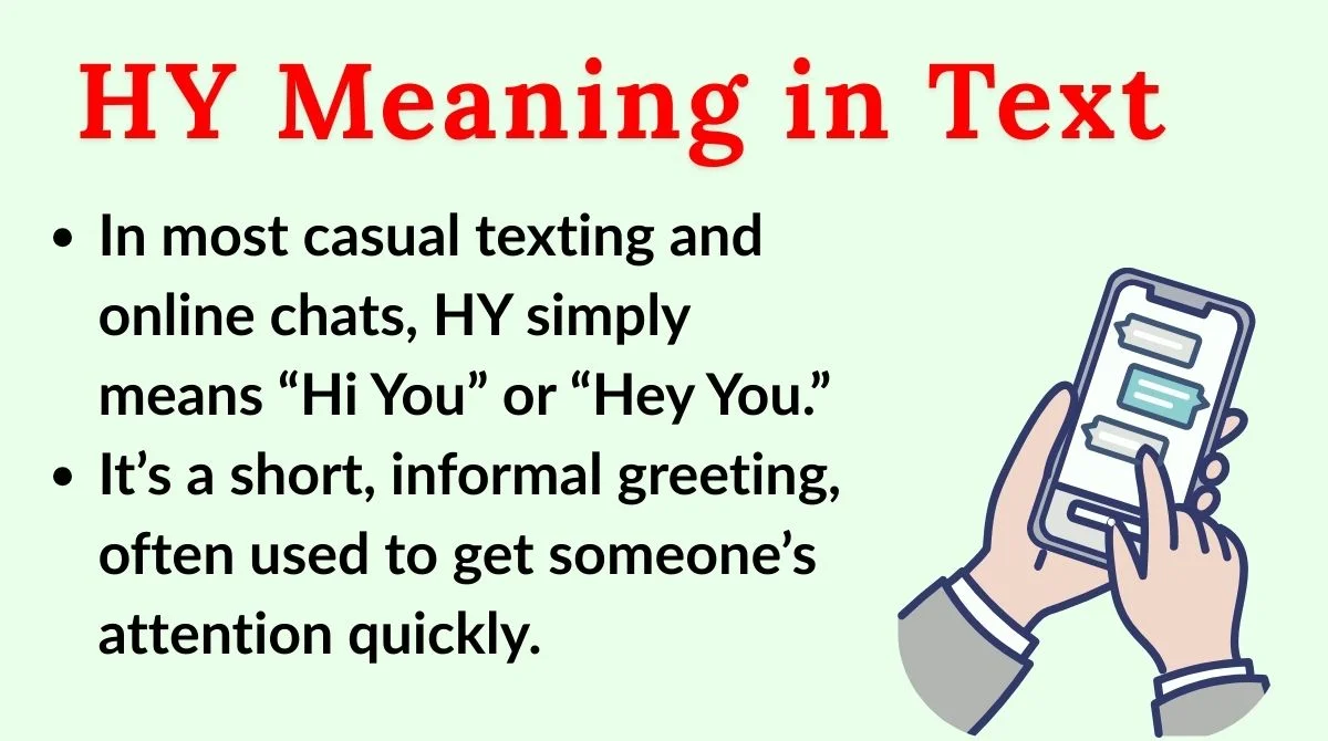 HY Meaning in Text
