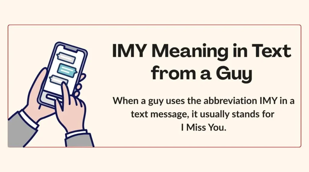 IMY Meaning in Text from a Guy