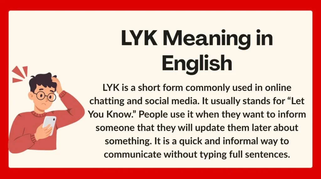 LYK Meaning in English