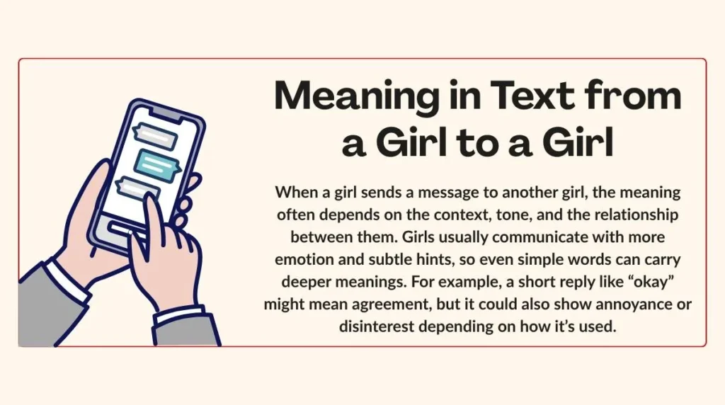 Meaning in Text from a Girl to a Girl