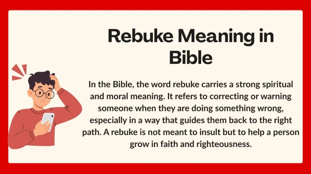 Rebuke Meaning in Bible
