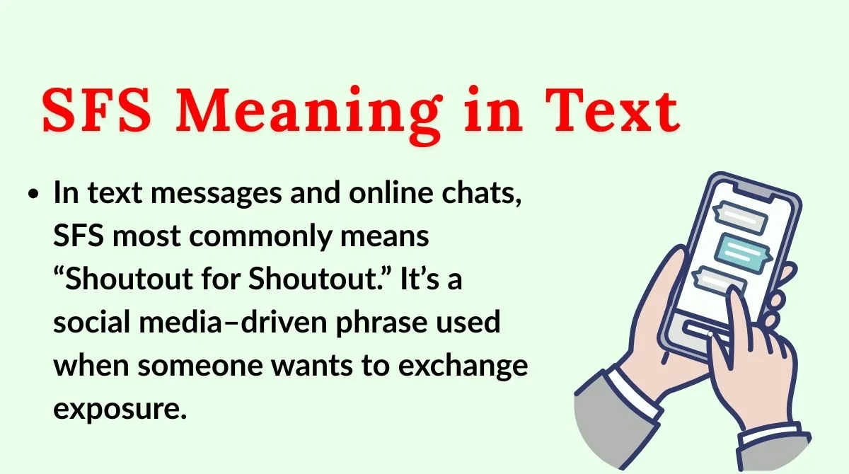 SFS Meaning in Text
